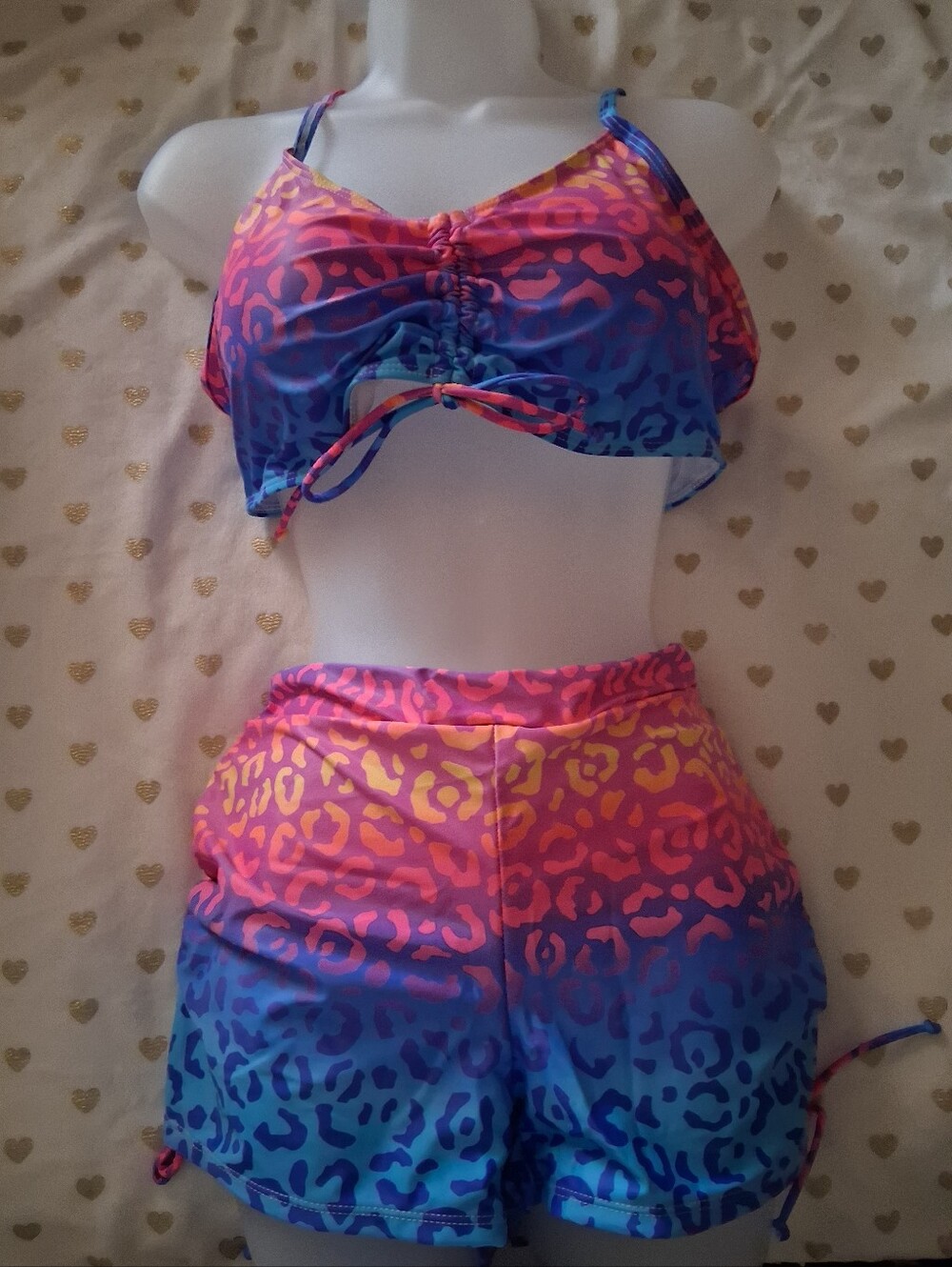 🎉S-HP🎉 *NIP* 🔥3/$70 Womens 2pc. Leopard Print Swimsuit - Picture 4 of 9